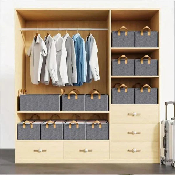 Organisateur de vêtements pliable multifonction pour armoire