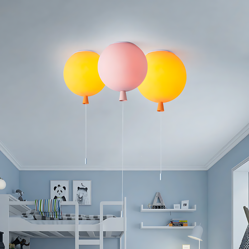 Lumière en ballon | Lampe de plafond LED ludique pour la chambre d'enfant