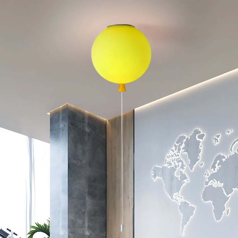 Lumière en ballon | Lampe de plafond LED ludique pour la chambre d'enfant