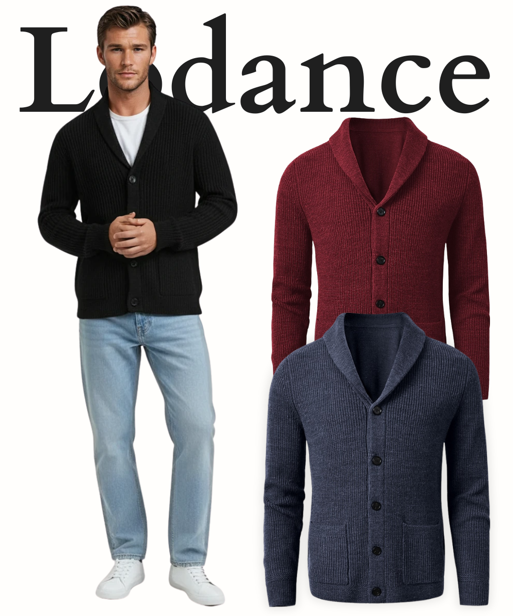 Cardigan Lodance en maille épaisse à col châle