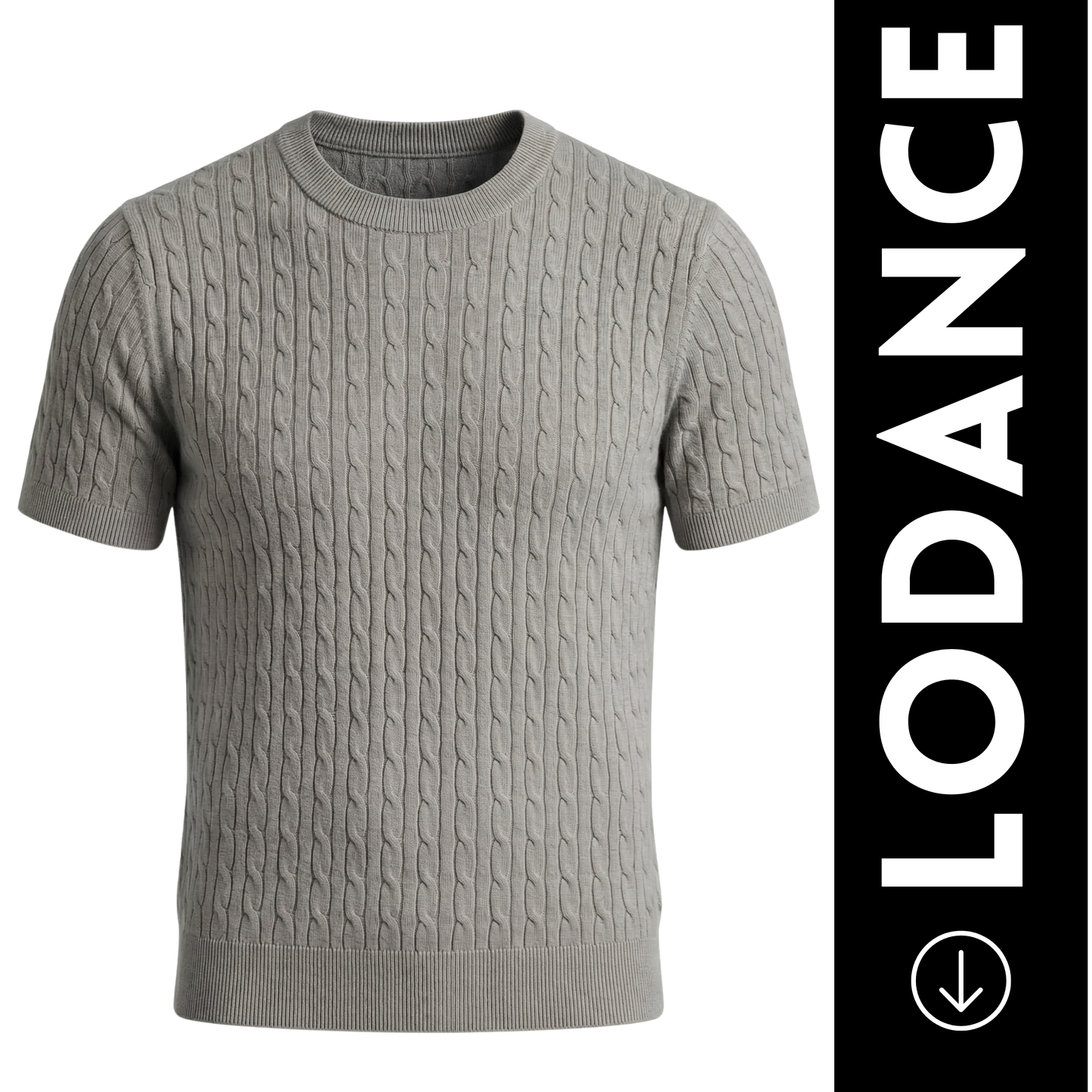 Lodance – T-shirt en maille torsadée premium