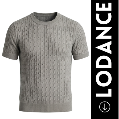 Lodance – T-shirt en maille torsadée premium