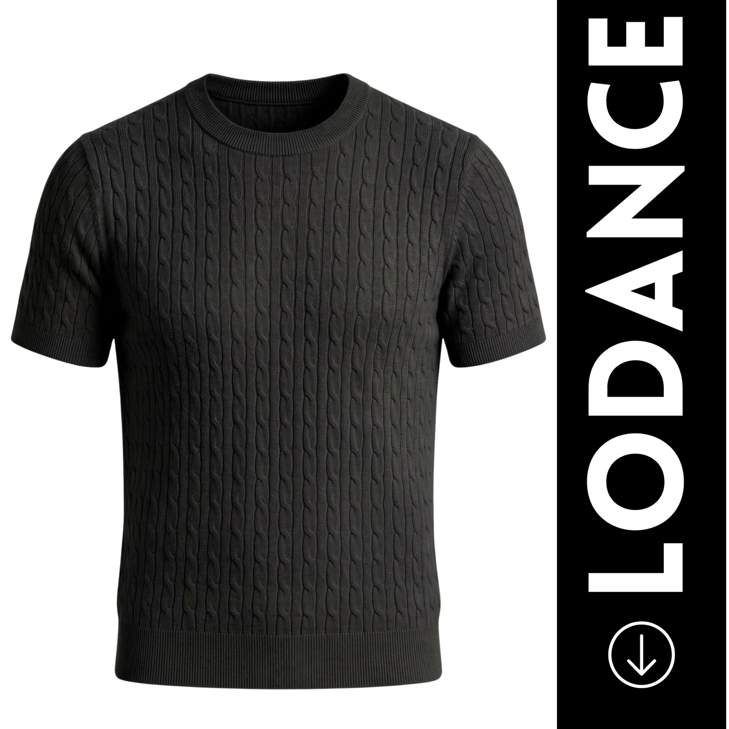 Lodance – T-shirt en maille torsadée premium
