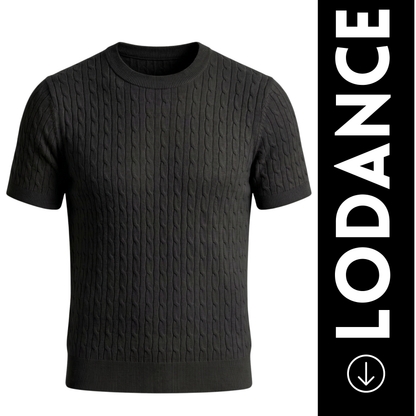 Lodance – T-shirt en maille torsadée premium