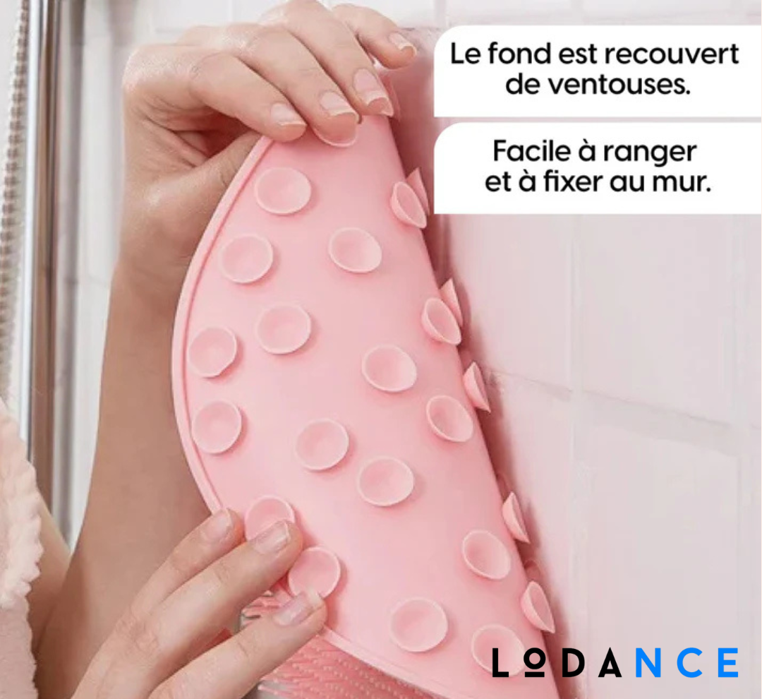 Tapis de Bain en Silicone — Antidérapant & Massant