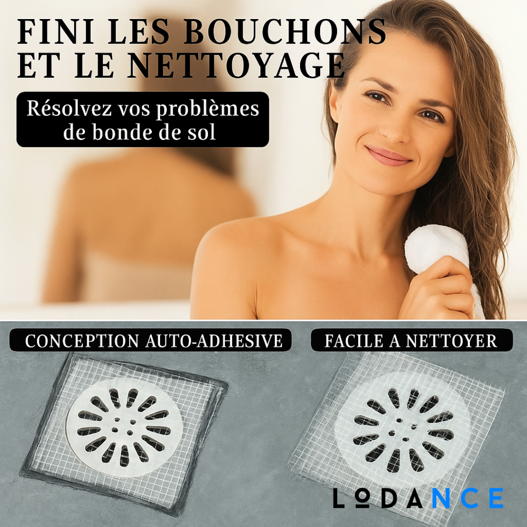 Collecteur de Cheveux avec Trou de Drainage
