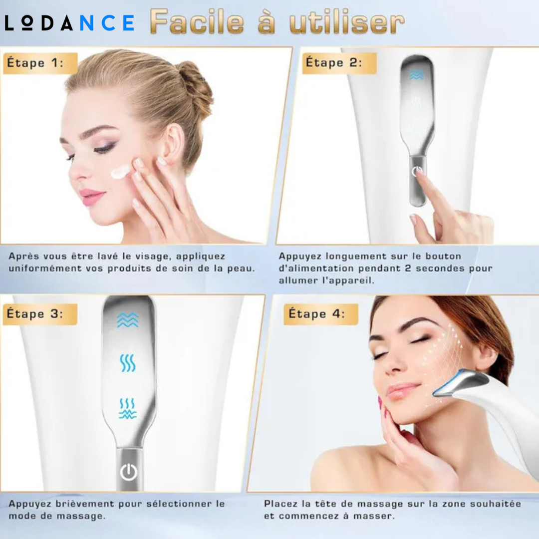 Appareil Beauté Visage & Cou – Raffermissant Anti-Rides & Double Menton