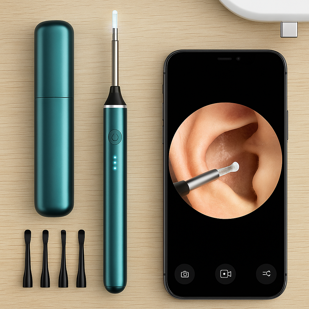 Nettoyant d’oreille avec caméra HD — Kit NK3 Pro
