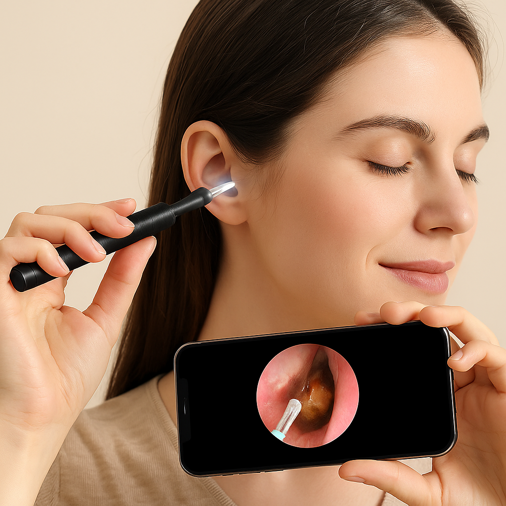 Nettoyant d’oreille avec caméra HD — Kit NK3 Pro