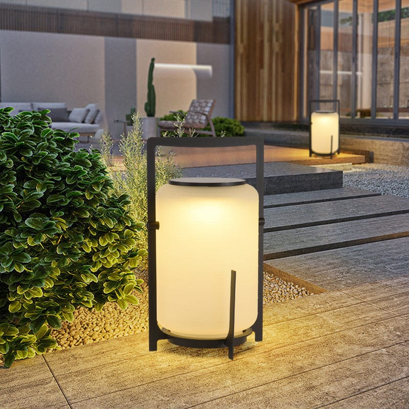 Lanterne extérieure élégante à énergie solaire avec design moderne pour jardin et allée - Applique solaire extérieure efficace