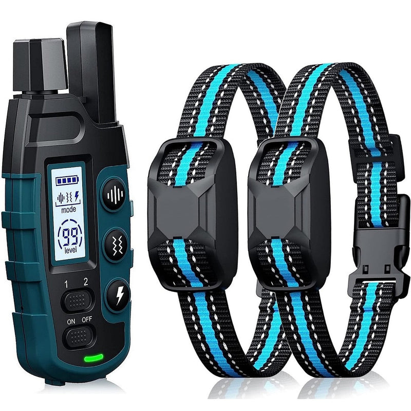 Collier de dressage premium pour chiens – portée de 1000 m, étanche et rechargeable