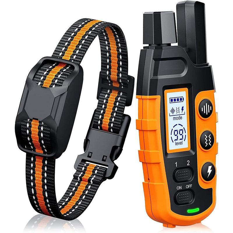 Collier de dressage premium pour chiens – portée de 1000 m, étanche et rechargeable