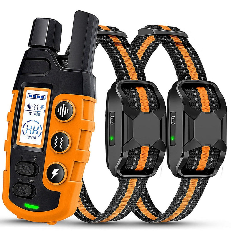 Collier de dressage premium pour chiens – portée de 1000 m, étanche et rechargeable
