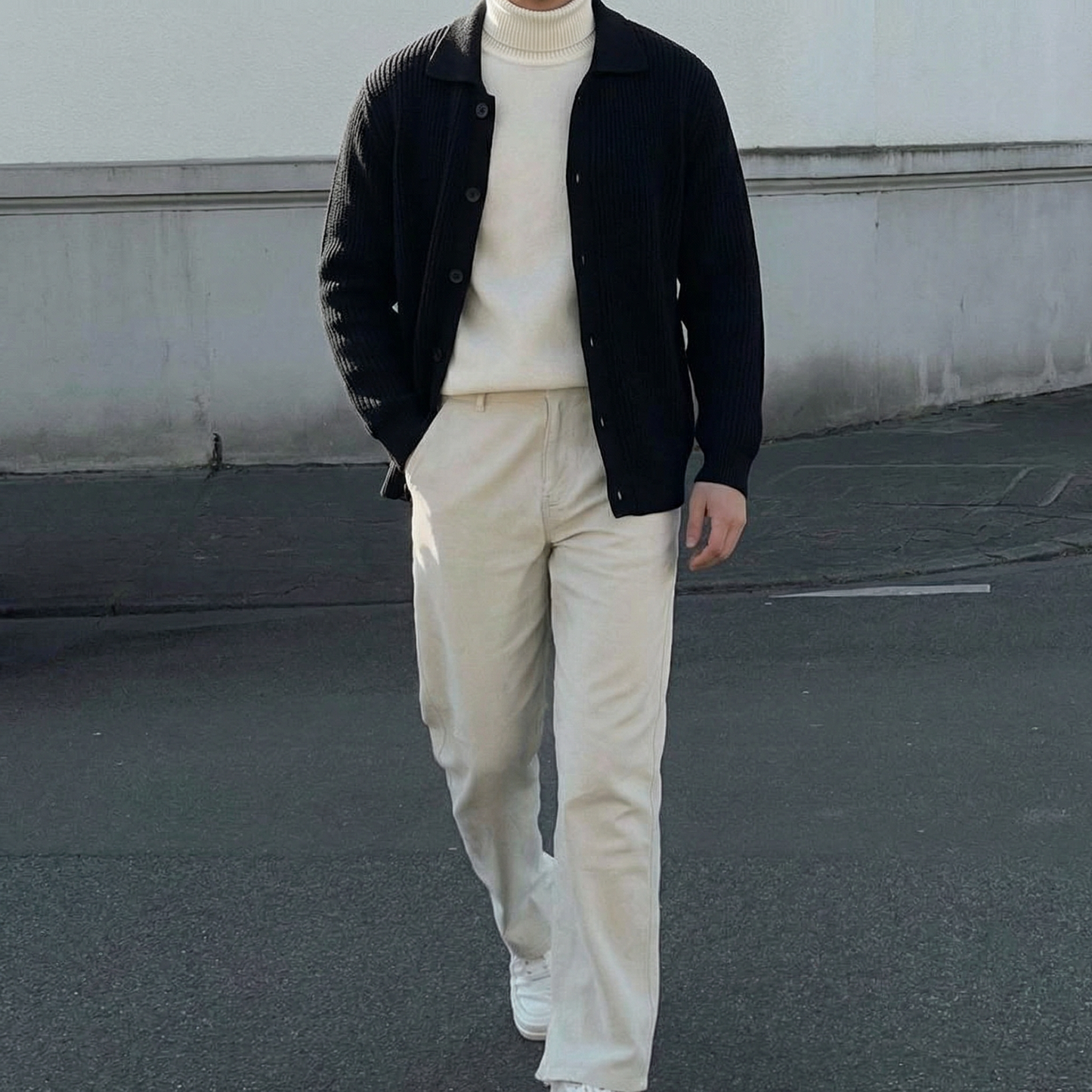 Cardigan Lodance Homme Élégant – Style Classique